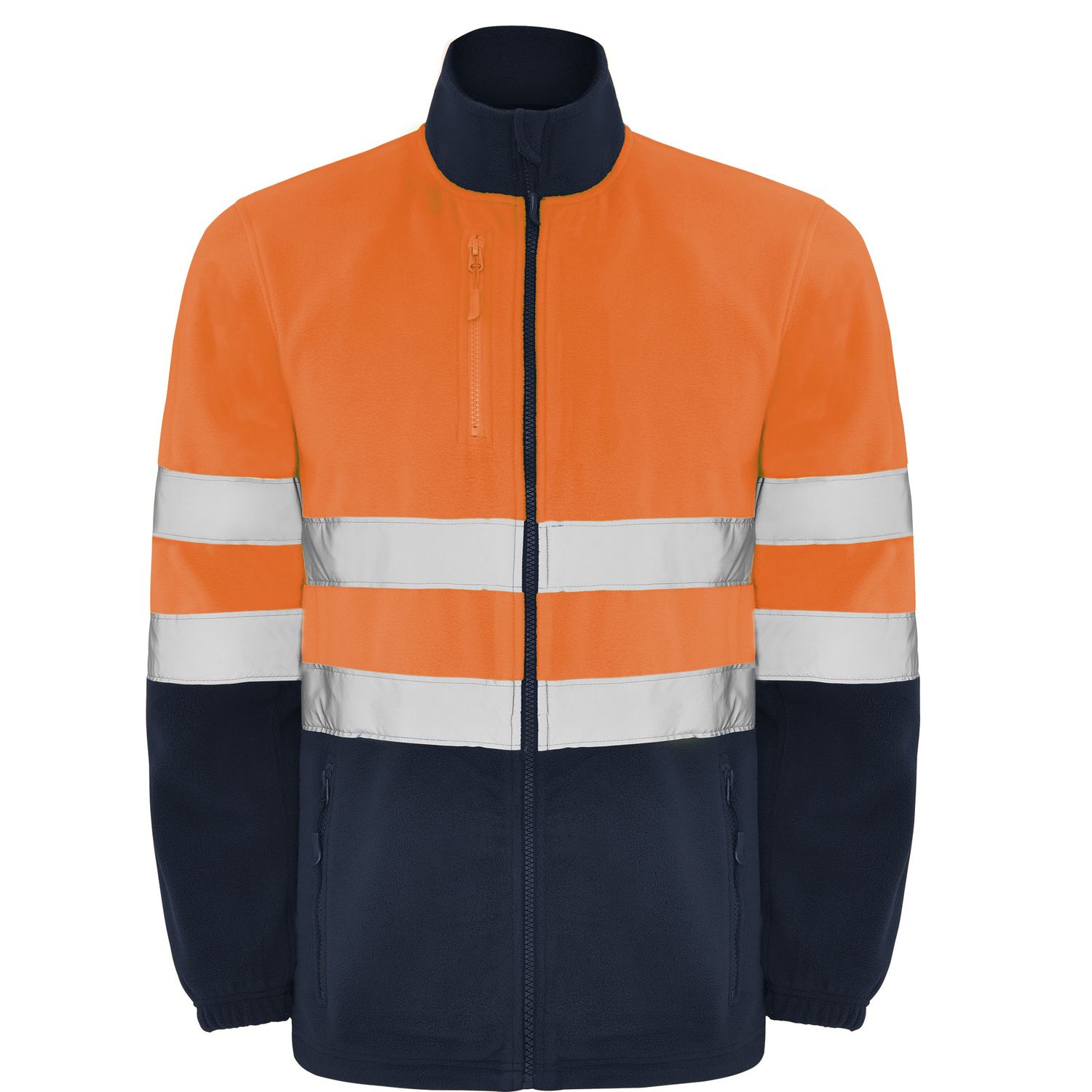 Chaqueta polar Altair marino/naranja fluor