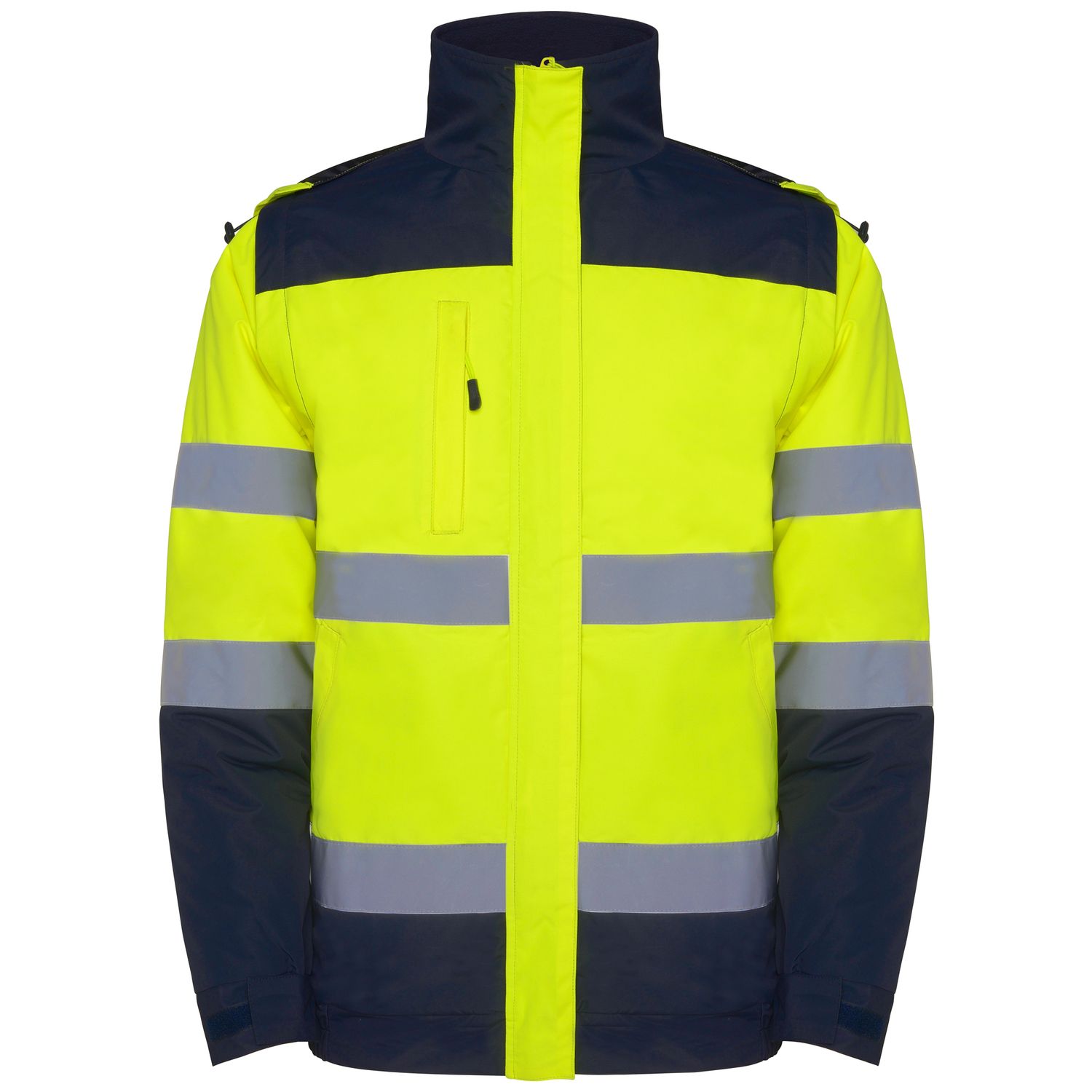 Chaqueta Epsylon marino/amarillo fluor