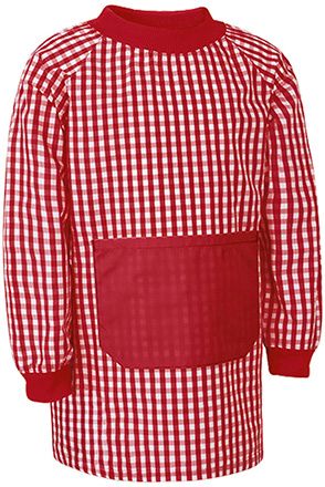 Bata infantil Garden blanco-rojo loto