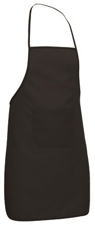 Delantal con peto infantil Recipe negro