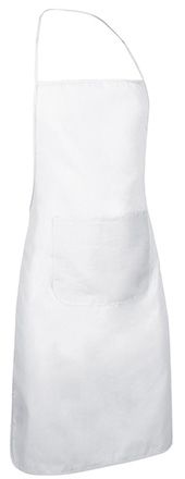 Delantal con peto Chef blanco