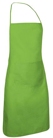 Delantal con peto Chef verde manzana