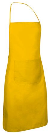 Delantal con peto Chef amarillo girasol