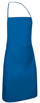 Delantal con peto Chef azul royal