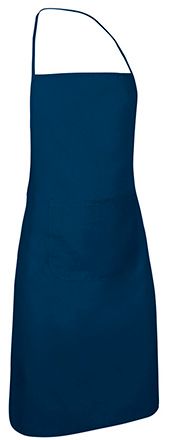Delantal con peto Chef azul marino orión