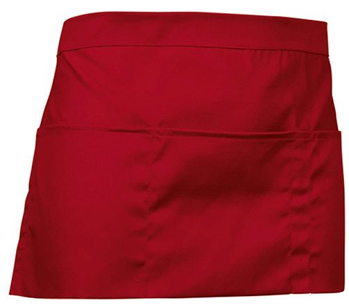 Delantal sin peto Coffee rojo loto