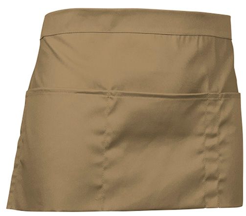 Delantal sin peto Coffee marrón kamel