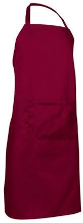 Delantal Oven granate caoba