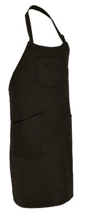 Delantal Parmentier negro