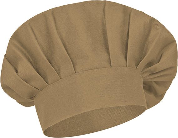 Gorro de cocina Coulant marrón kamel