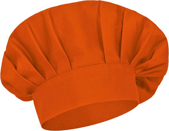 Gorro de cocina Coulant naranja fiesta