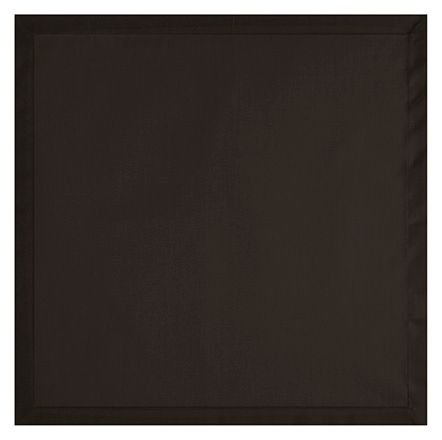 Servilleta de tela Menu negro