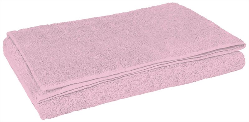 Toalla de ducha Bora rosa pastel