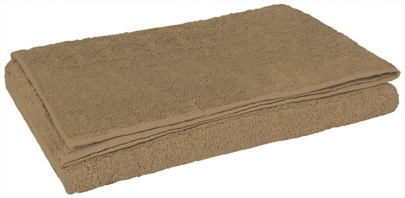 Toalla de ducha Bora marrón kamel