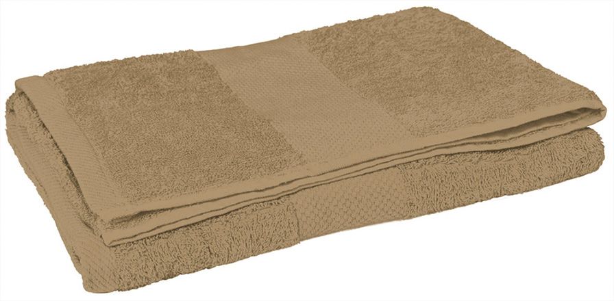 Toalla de ducha Sponge marrón kamel