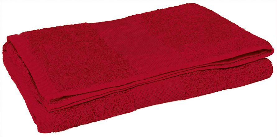 Toalla de ducha Sponge rojo loto