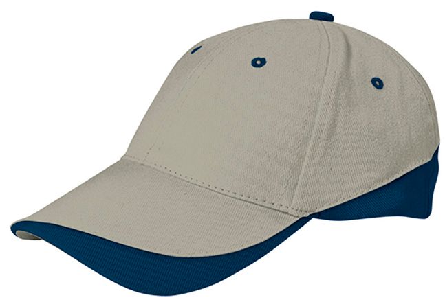 Gorra Tuxton beige arena-azul marino orión