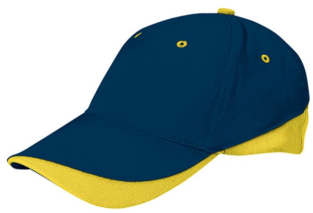 Gorra Tuxton azul marino orión-amarillo limón