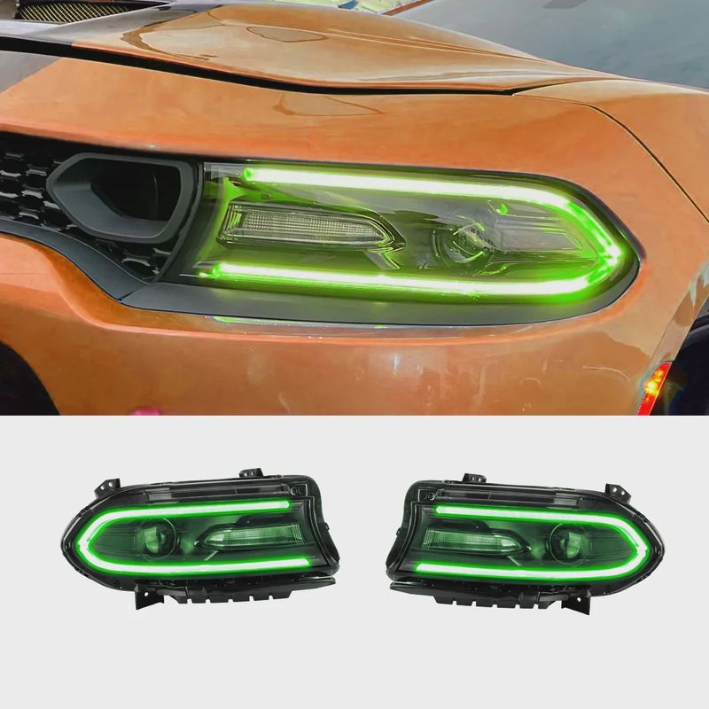 15+ Charger RGB Headlight Set