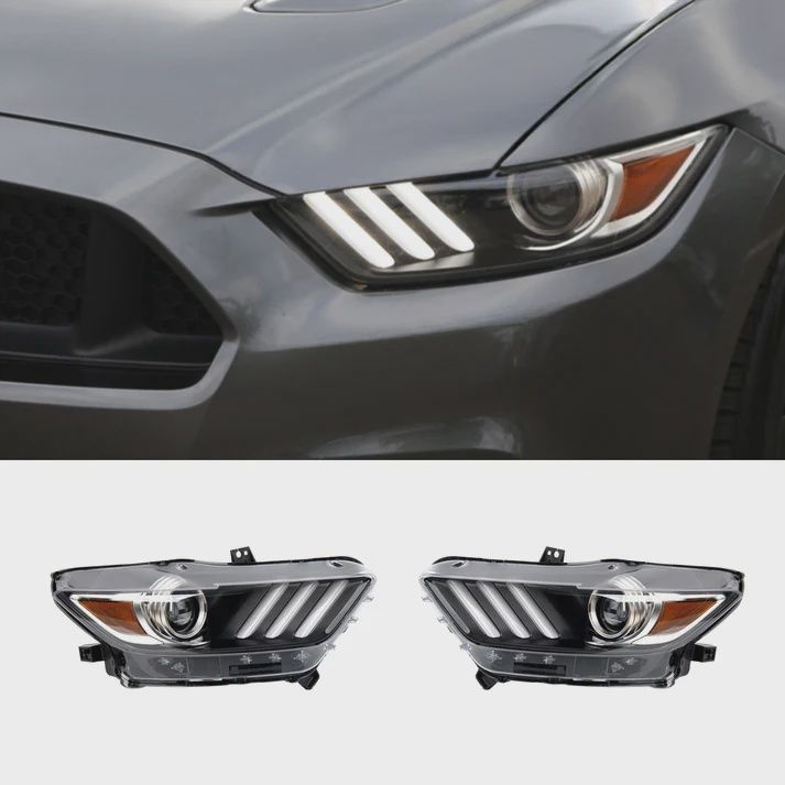 15-15 Mustang Halogen Headlight LH