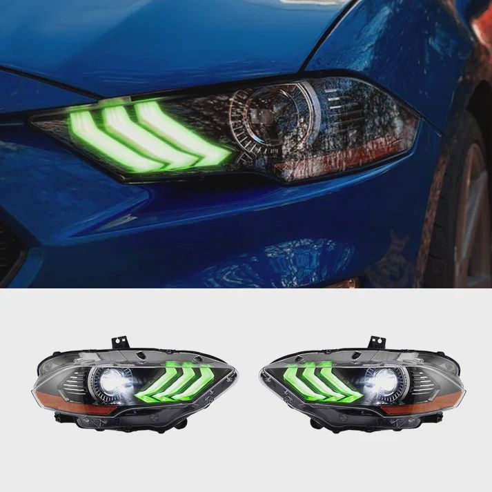 18-23 Mustang RGB Headlight Set