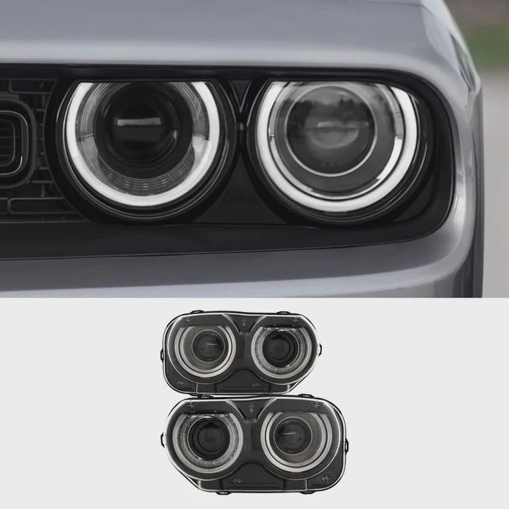 Challenger Halogen Headlight Set
