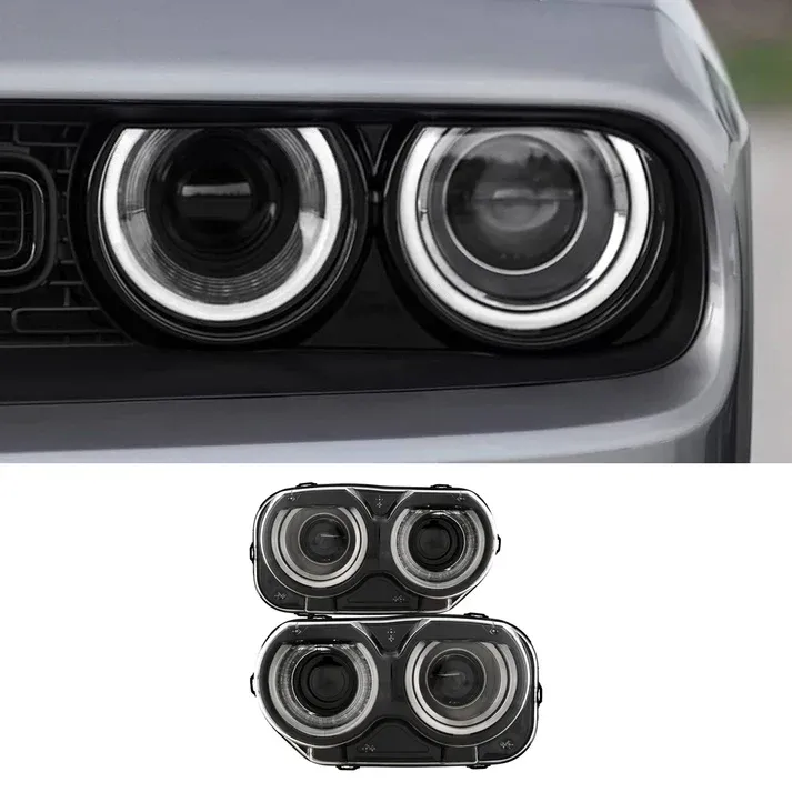 15-23 Dodge Challenger Halogen Headlight Set