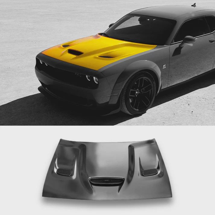 15-23 Dodge Challenger Hellcat Hood Kit