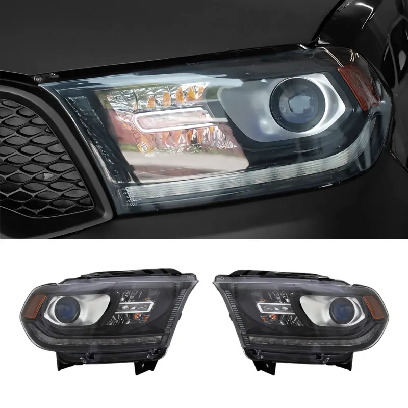 16-20 Dodge Durango Halogen Headlights Set