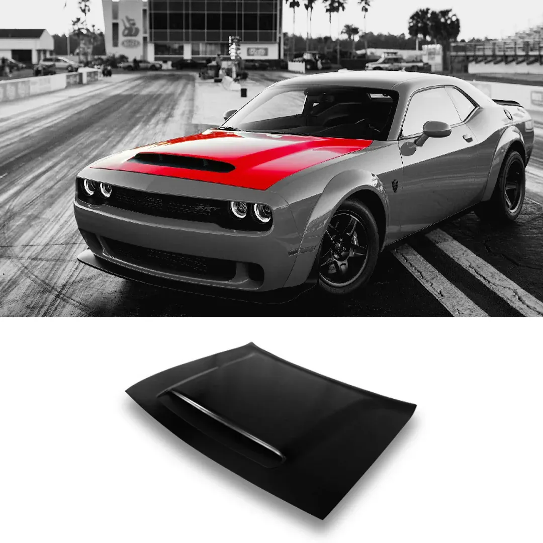 15-23 Dodge Challenger / Demon Style Aluminum Hood