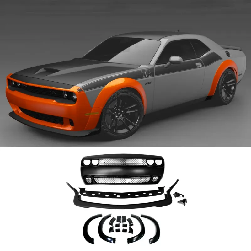 15-23 Dodge Challenger Srt Front Bumper Assy WideBody Style