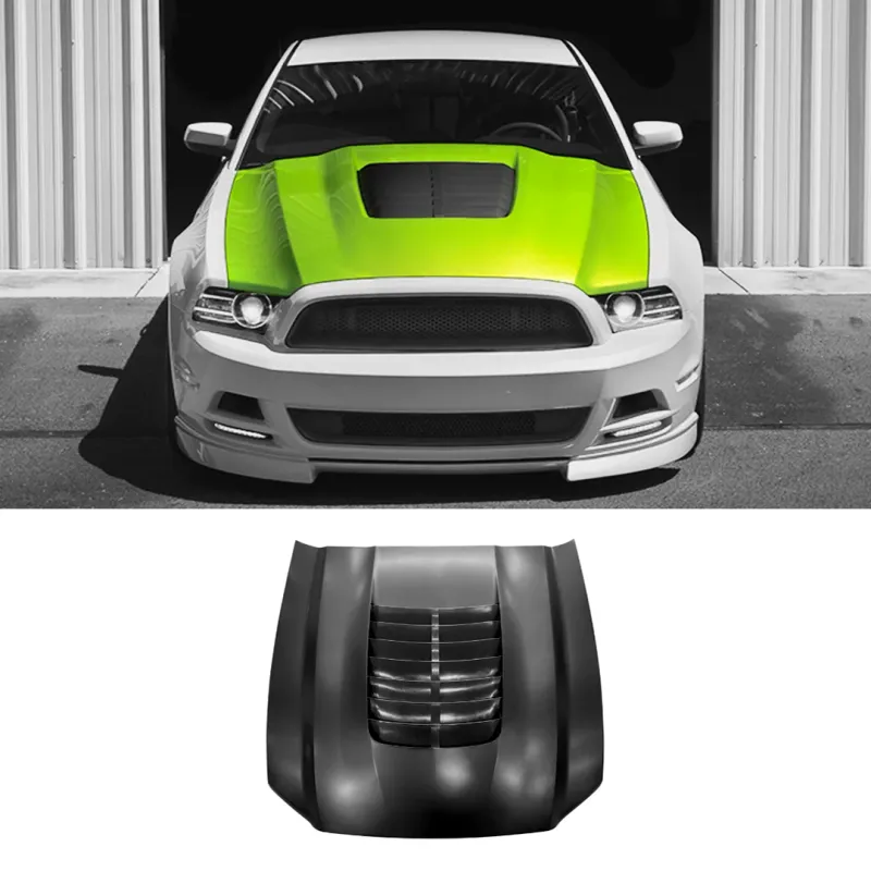13-14 Ford Mustang V6 &amp; GT &amp; GT500 HOOD（Old To New GT500 Style）