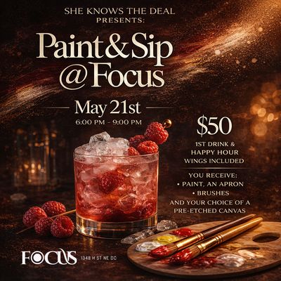 Paint & Sip at Focus DC
