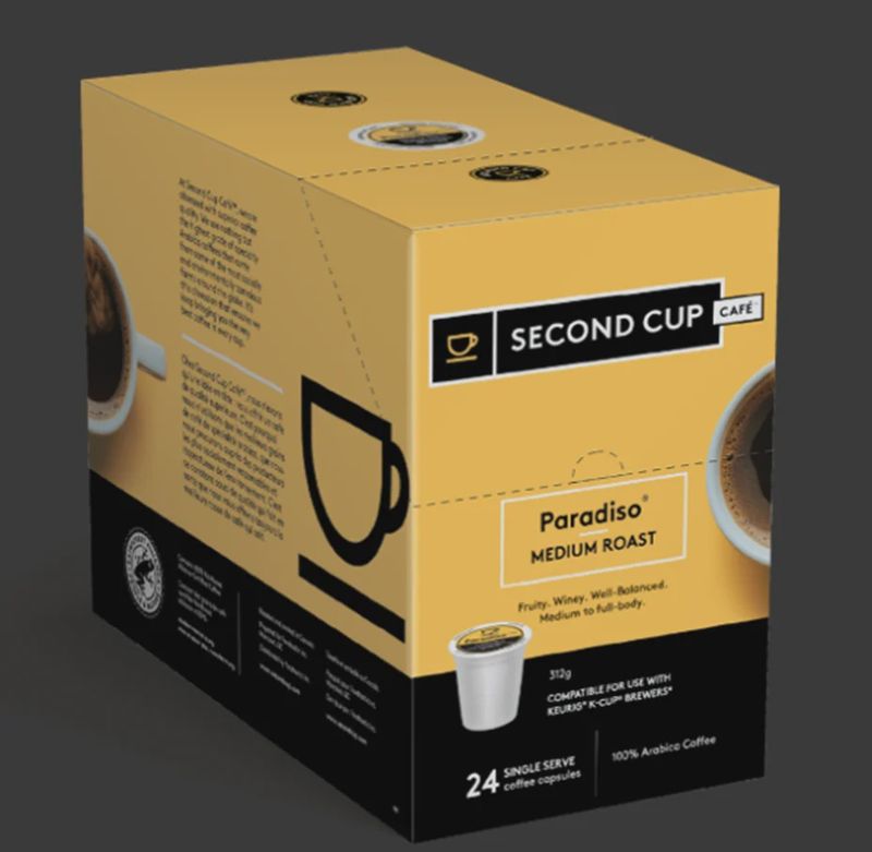 Second Cup Paradiso Medium Roast - 24ct