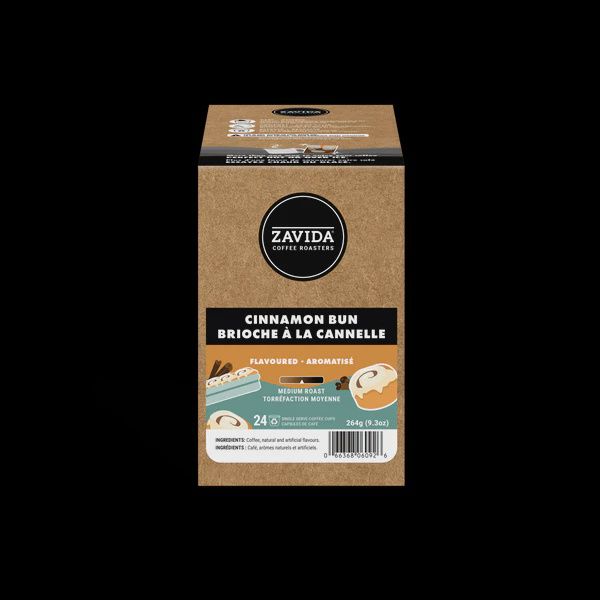 ZAV Cinnamon Bun coffee - 24ct