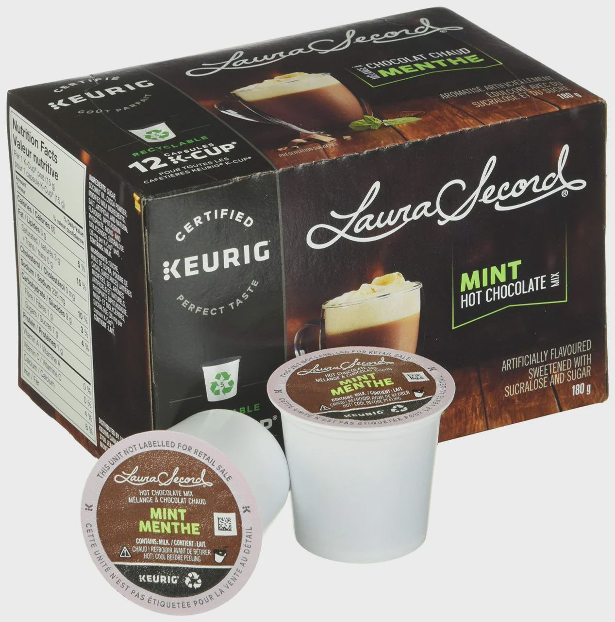 Laura Secord Mint Hot Chocolate - 24ct
