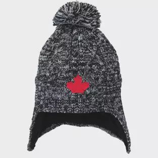 StoneAge  Earflap Toque - Salt and Pepper