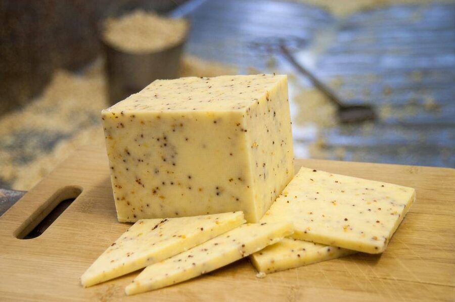 Empire Cheese Hot Whiskey mustard Cheddar