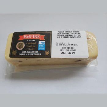 Empire  Cheddar Cheese  w/ carmelized onion