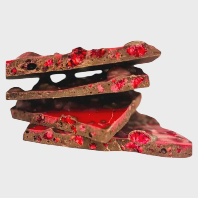 Cocoa Bistro Raspberry Swirl Bark
