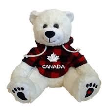 Stuffed Animal House Red Jacket Zipper Pull - Polar Bear