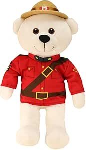 Stuffed Animal House - RCMP Zipper Pull - Polar Bear