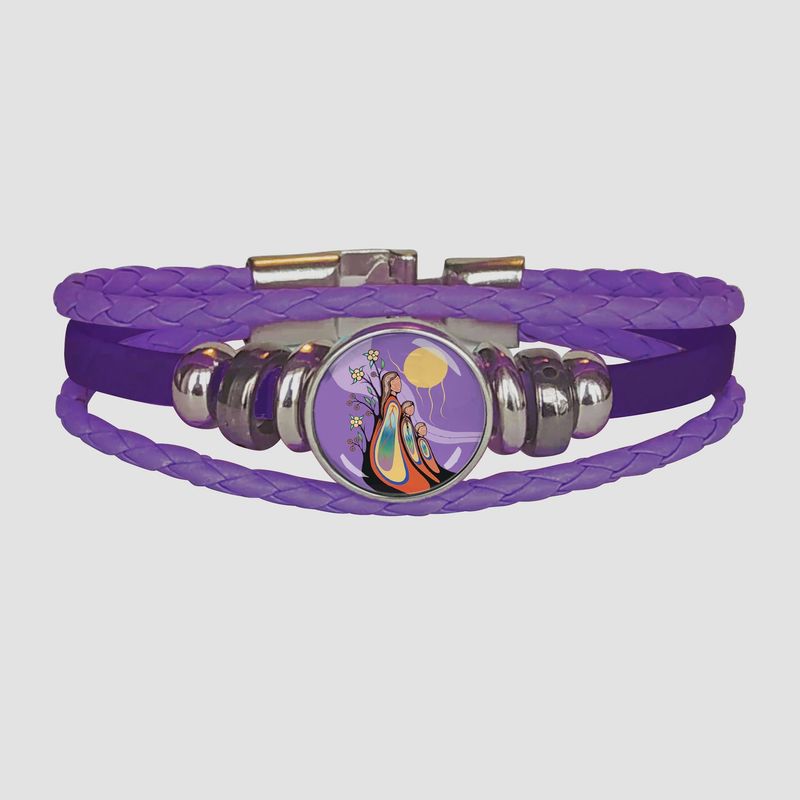 Oscardo Leatherette Bracelet  - Gifts From the Creator - Emily Kewageshig