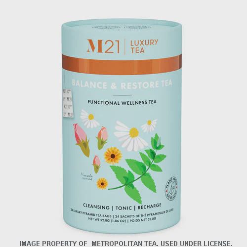 Metropolitan Tea M21 - Balance &amp; Restore Tea 24pk