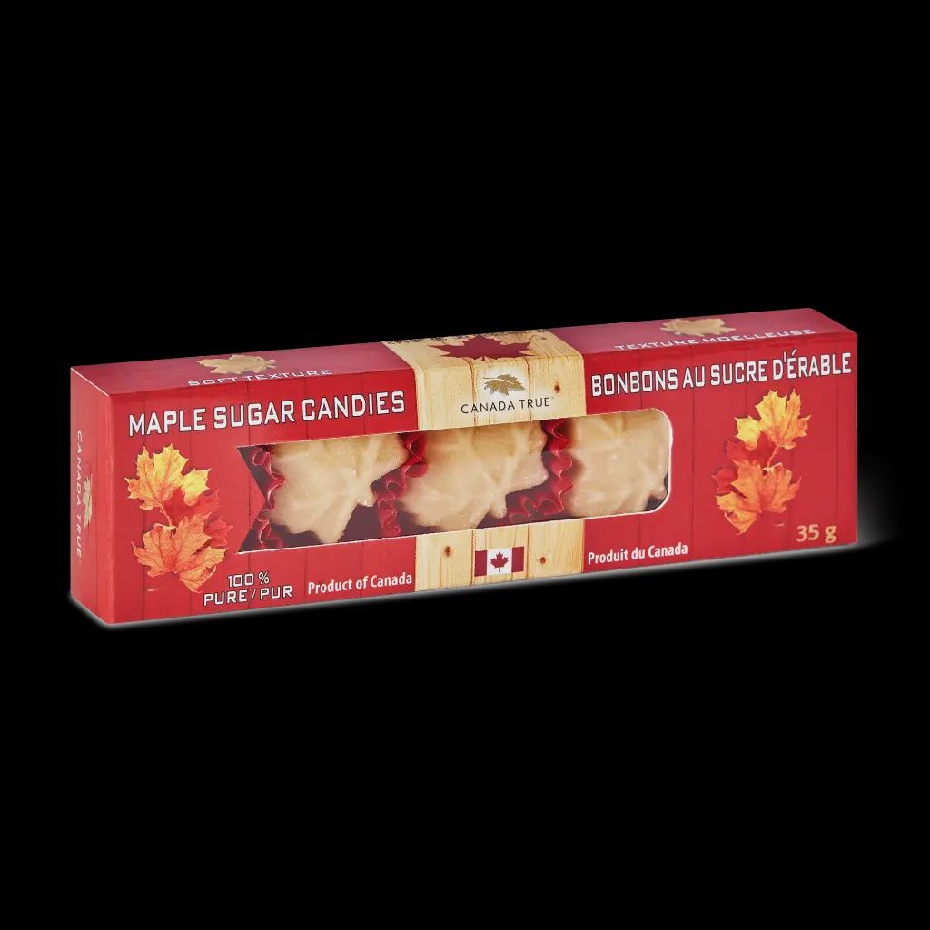 Heart Maple Leaf Sugar Candy - 5 Pack