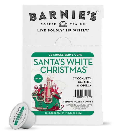 BAR Barnie's Santa's White Christmas Decaf - 24ct
