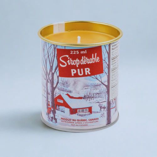 Maple Syrup Can Mini  Candle - Cotton Wick