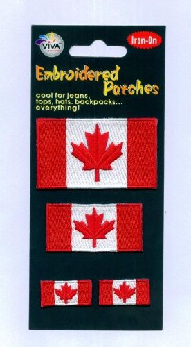 REPPA Canada Flag Iron-on Patch Set