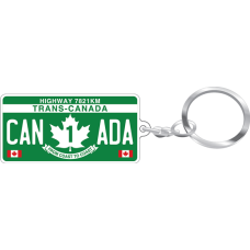 TransCanada Plate Keychain