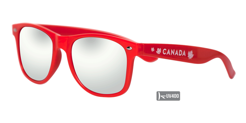 Canada Sunglasses - Wayfarer - Silver Lenses